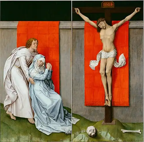Rogier van der Weyden, Crucifixion Diptych, c. 1460