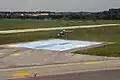 An AgustaWestland AW109 landing.