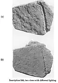 An inscription