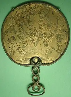 Celtic mirror, England, c. 50 BC