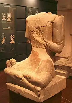 Stone statue, Roquepertuse, France
