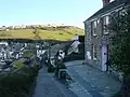 Fern Cottage, looking southeast down Roscarrock Hill