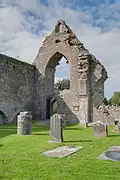 West gable