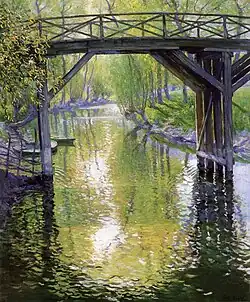 The Old Bridge, France, 1910