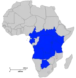 Map of range