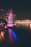 City lights view