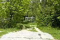 Entrance to the village cemetery