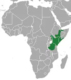 Map of range