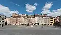 Warsaw old town wide (Rynek Starego Miasta)