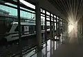 The platform area