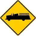 P-10-8 Emergency vehicles exiting