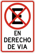 R-8-15 No stopping on right of way