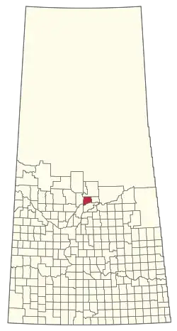 Location of the RM of Buckland No. 491 in Saskatchewan