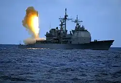 SM-3 launch from USS&nbsp;Shiloh, 2006