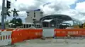 Photo showing construction of the new SW 264th Street station. This station will be served by the BRT line.