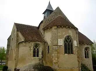 The church of Saint-Georges, in Saint-Jeanvrin