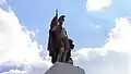 Statue of St. Florian at a crossroads near Komarówka Podlaska (Poland)