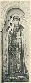 Icon of Saint Olga, later destroyed by the Bolsheviks