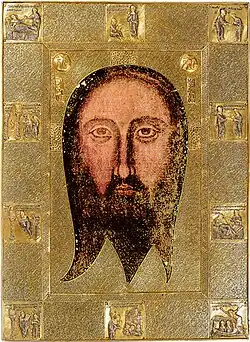 The Holy Face of Genoa with the face more visible.