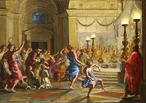 Jacques Stella, Solomon Worshipping Idols, 1647