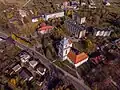 Aerial view of the museum