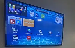 Image 69An early Smart TV from 2012 running the discontinued Orsay platform (from History of television)
