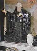 Giovanni Carra's statue of St. Benedict.