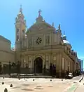 Panoramic view of the church