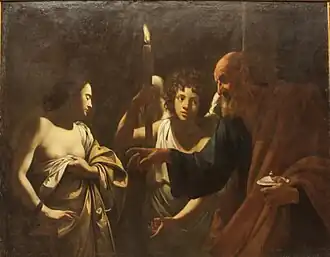 Saint Agatha's Vision of Saint Peter in Prison (c. 1625), Palazzo Abatellis, Palermo