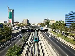 Route 5 (Pan-American Highway) in Santiago