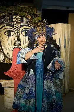 Picture of Ioanna Karvelas in the role of Sappho in Gounod's opera.