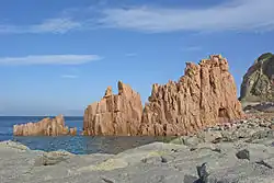 Beach of Rocce Rosse