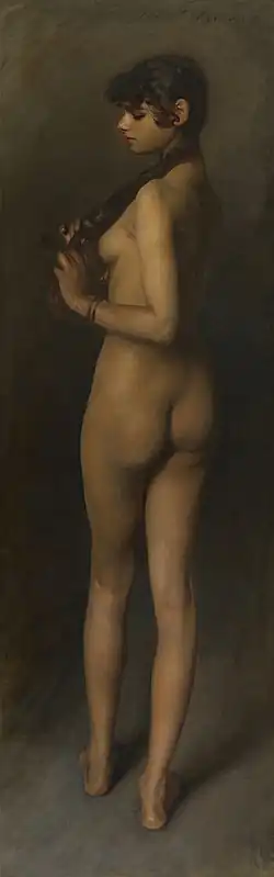 Life Study (Study of an Egyptian Girl), c.&nbsp;1891