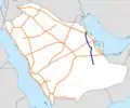 Map of Highway 75