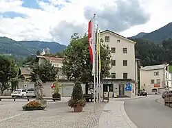 View to a street