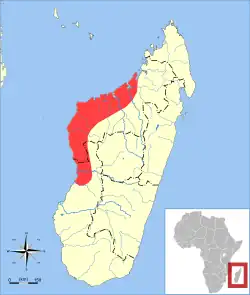 Map of range