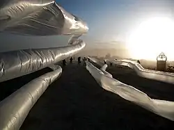 Sculpting the Wind at sunset