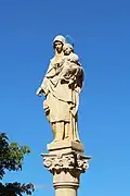 Sculpture of Madonna and Child