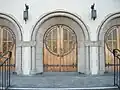 Front doors showing detail
