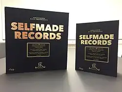 Book cover of "Selfmade Records – Die ersten 10&nbsp;Jahre des erfolgreichsten HipHop-Labels" ("The first 10 years of the most successful hip hop label")