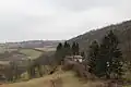 Village Klinci - Petnica cave view of the river Banja valley