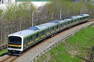 A 209-3100 series EMU in April 2017
