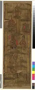 A Tang general as one of the Seven Buddhist Treasures