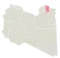 Map of the district of Derna