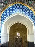The tomb attributed to Amir Ghiyath al-Din Malik Shah in the mosque