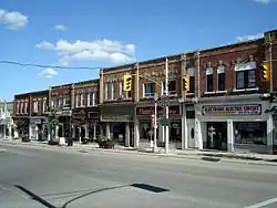 Shelburne's Town Centre, at the intersection of Highway 89 and Highway 10