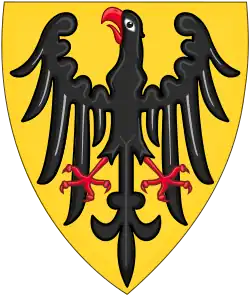 Usual depiction of arms of Holy Roman Emperor (c. 1200&nbsp;– c. 1300)