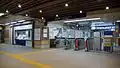 The ticket barriers in April 2016