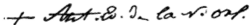 Antoine Blanc's signature