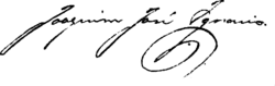 Cursive signature